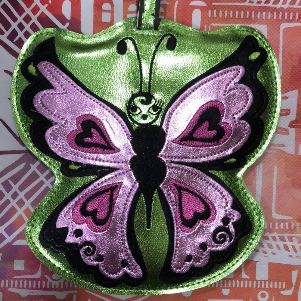Fluff Butterfly 🦋 Bag Tag